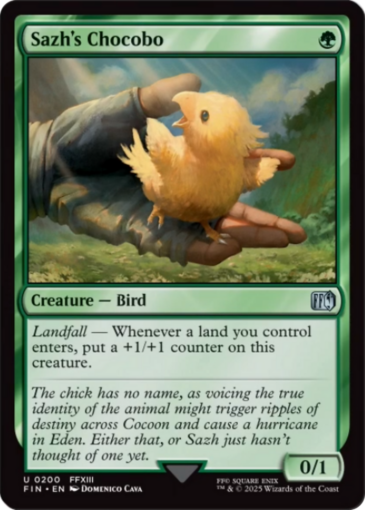 Sazh's Chocobo [FINAL FANTASY] Foil