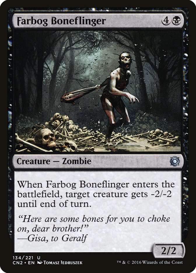 Farbog Boneflinger [Conspiracy: Take the Crown] Foil