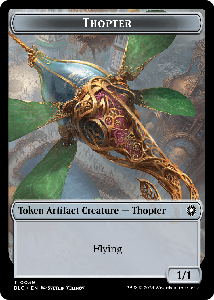 Thopter  [Bloomburrow Commander Tokens] Foil
