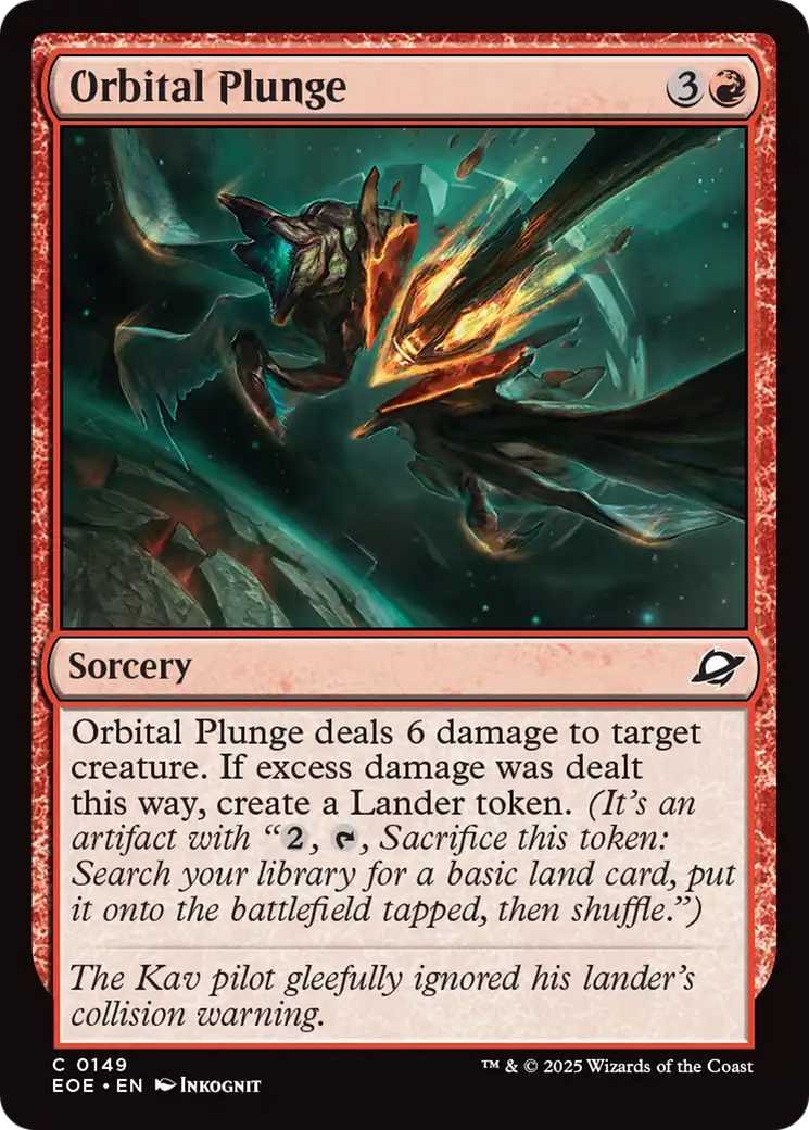 Orbital Plunge [Edge of Eternities] Foil