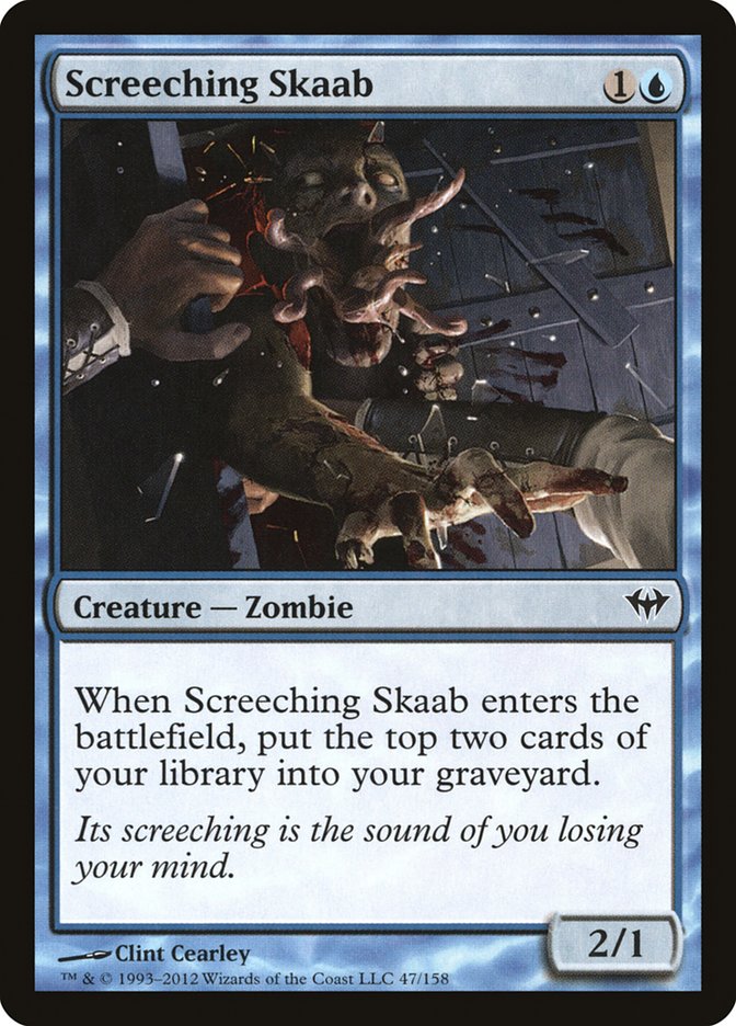 Screeching Skaab [Dark Ascension] Foil