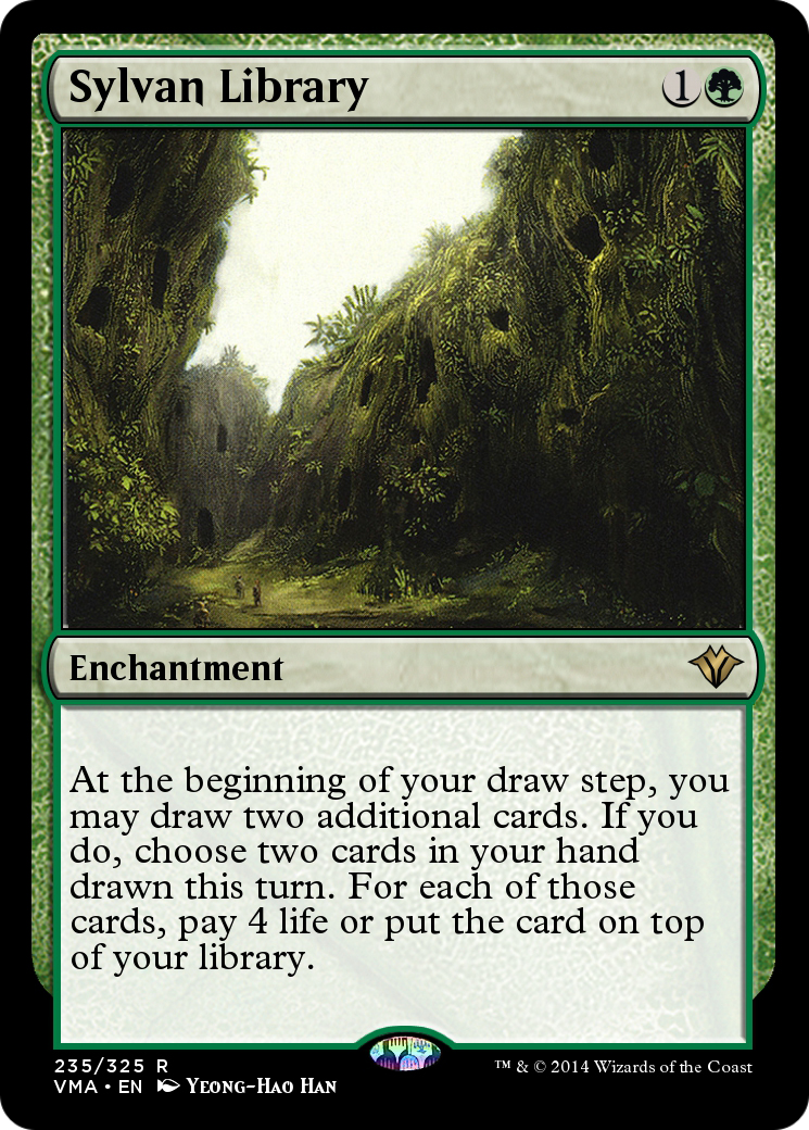 Sylvan Library  [Vintage Masters] Foil