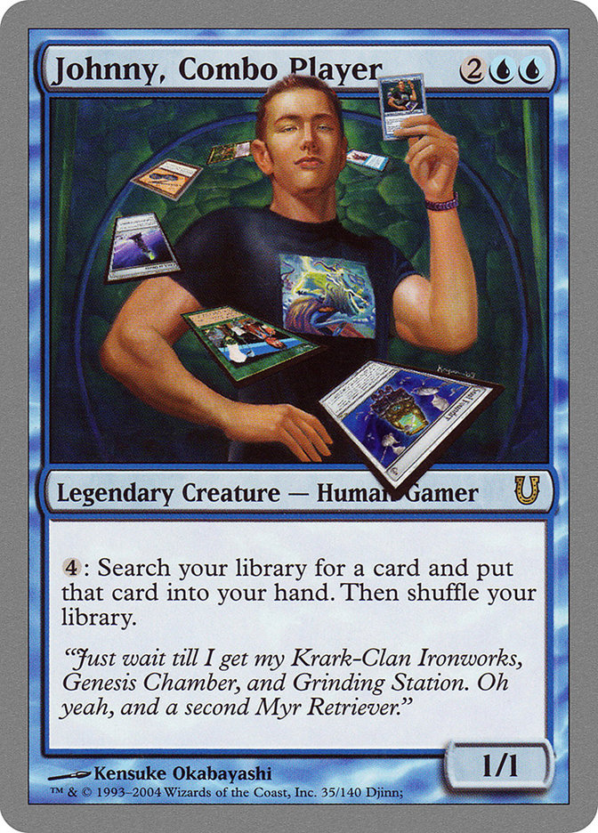 Johnny, Combo Player [Unhinged] Foil