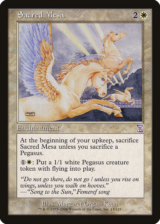 Sacred Mesa [Time Spiral Timeshifted] Foil