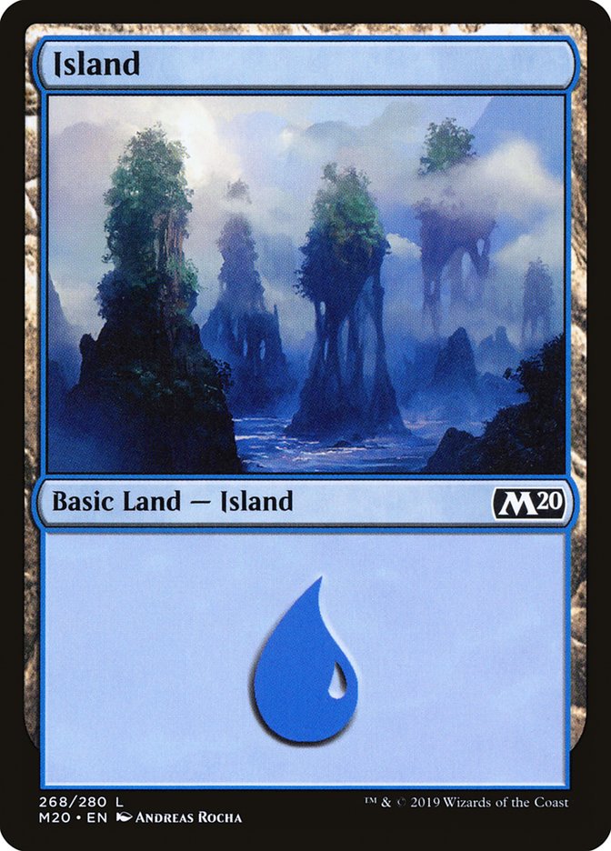 Island (268) [Core Set 2020] Foil