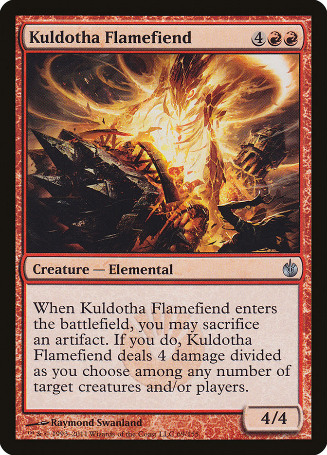 Kuldotha Flamefiend [Mirrodin Besieged] Foil