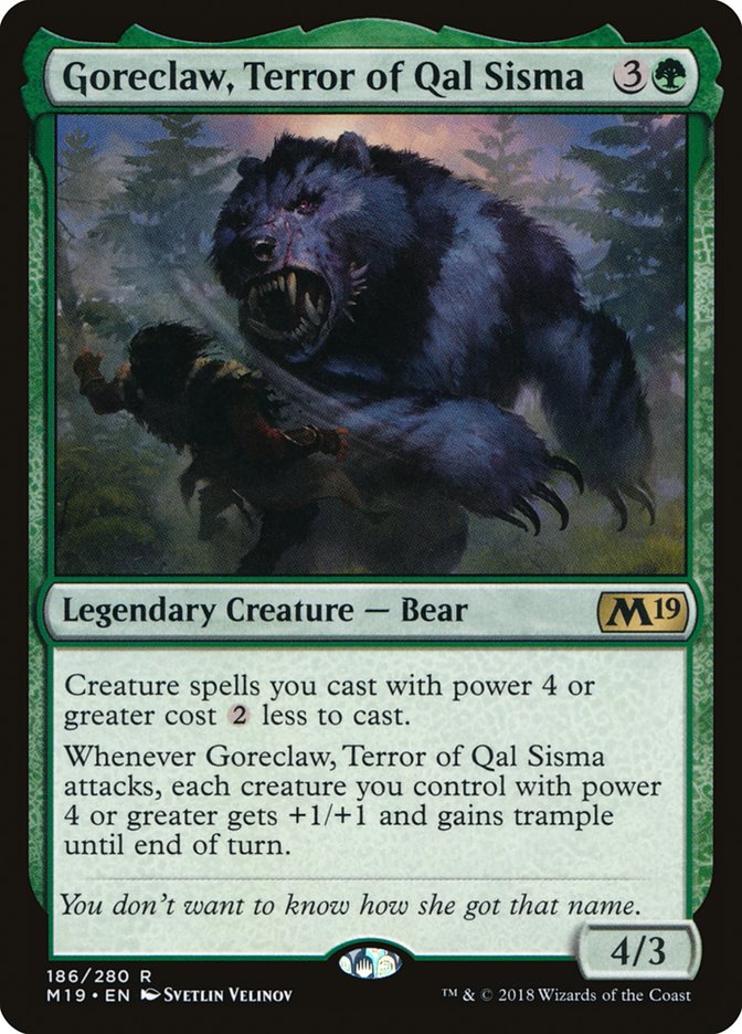 Goreclaw, Terror of Qal Sisma [Core Set 2019] Foil
