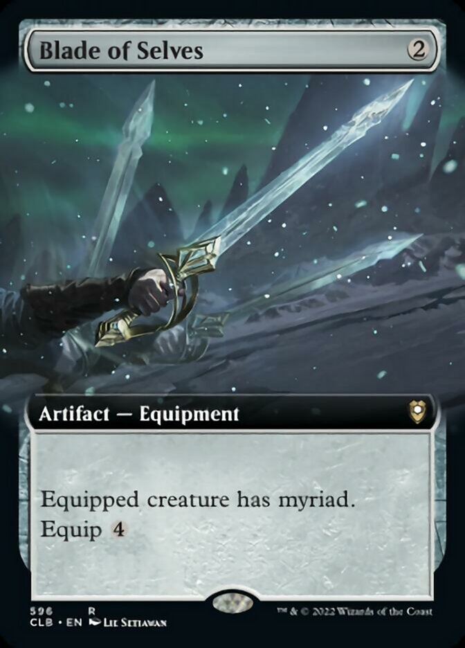 Blade of Selves (Extended Art) [Commander Legends: Battle for Baldur's Gate] Foil