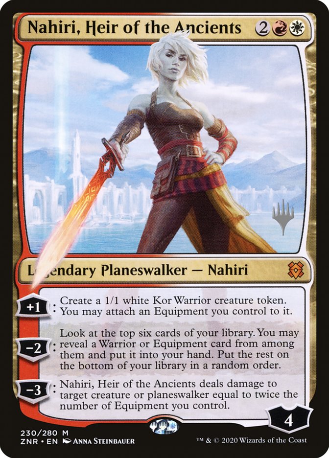 Nahiri, Heir of the Ancients (Promo Pack) [Zendikar Rising Promos] Foil