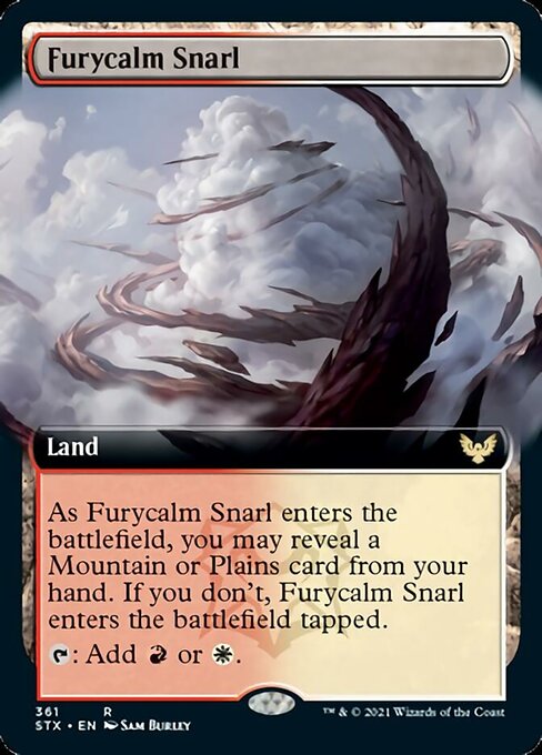 Furycalm Snarl (Extended Art) [Strixhaven: School of Mages] Foil