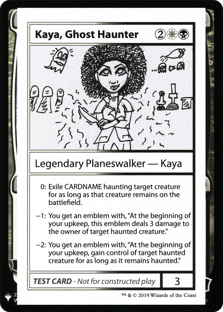 Kaya, Ghost Haunter  [Mystery Booster Playtest Cards 2019]