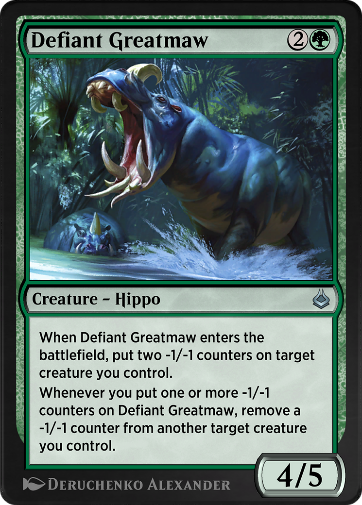 Defiant Greatmaw  [Amonkhet Remastered]