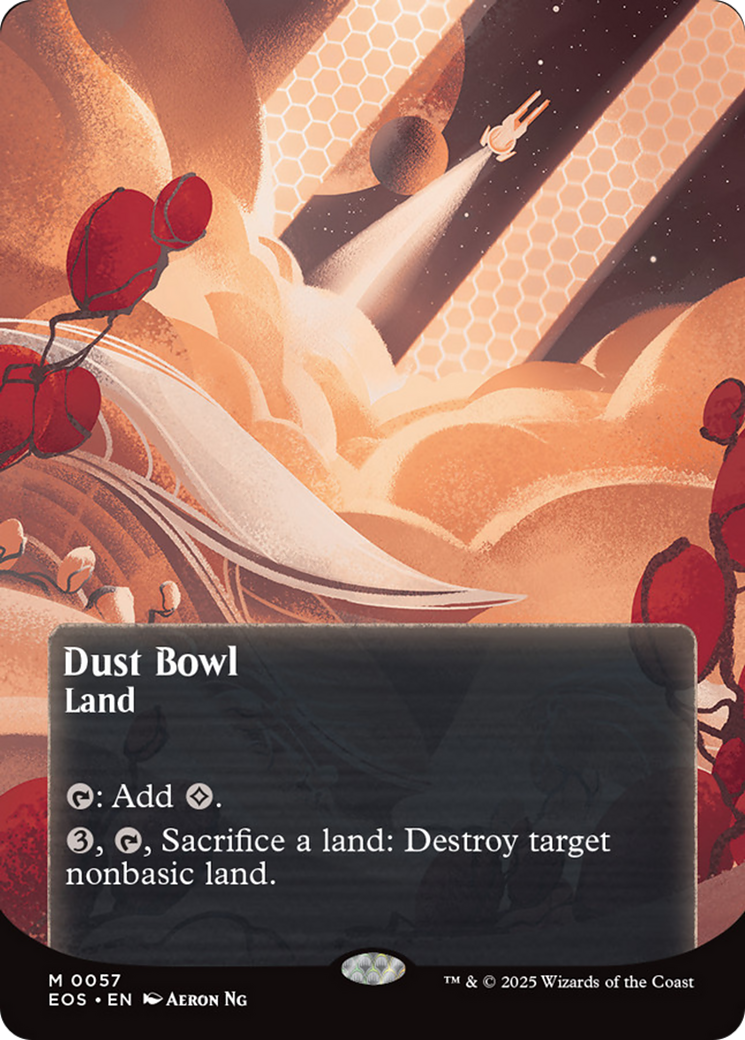 Dust Bowl (0057) (Borderless) [Edge of Eternities: Stellar Sights] Foil