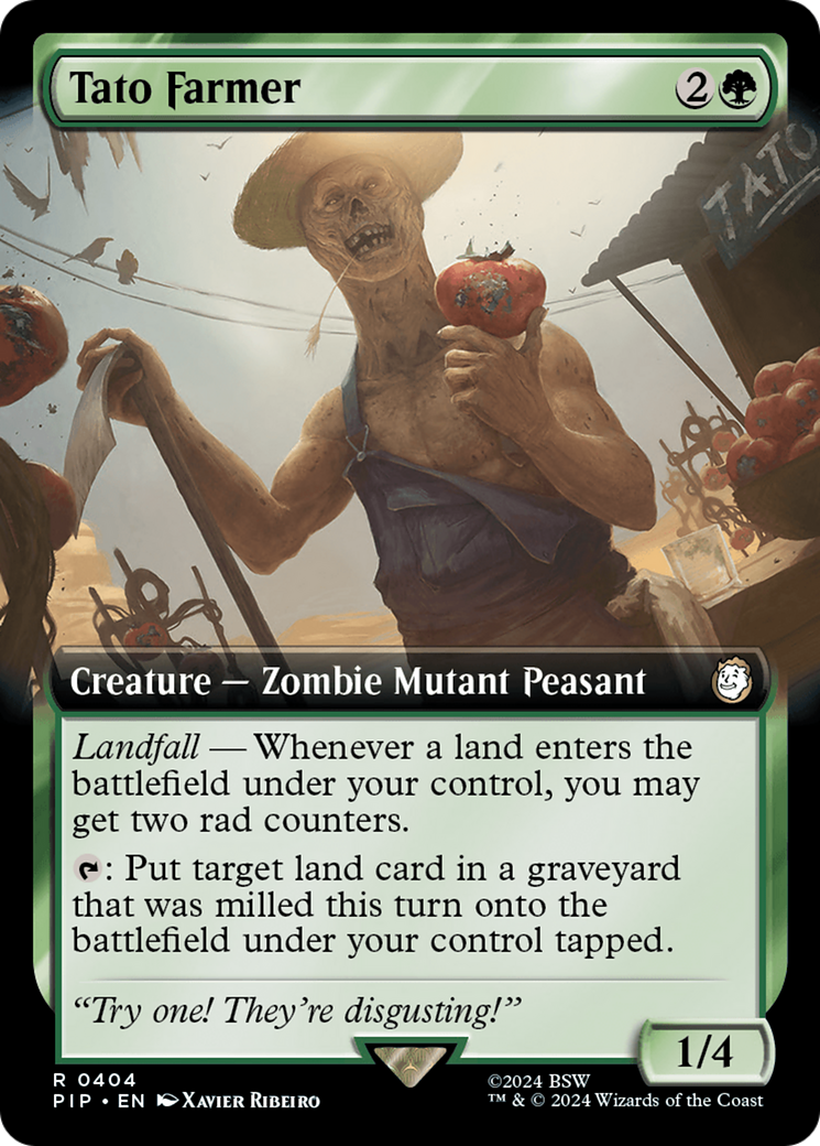 Tato Farmer (Extended Art) [Fallout] Foil