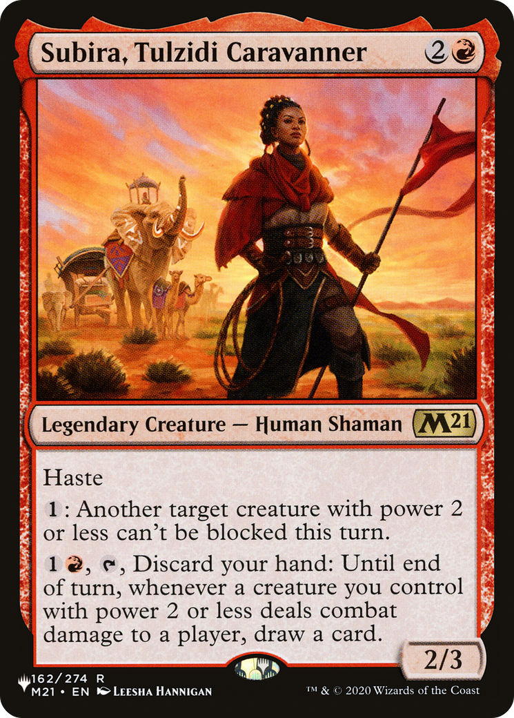 Subira, Tulzidi Caravanner  [The List Reprints]