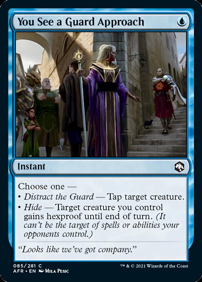 You See a Guard Approach [Dungeons & Dragons: Adventures in the Forgotten Realms] Foil