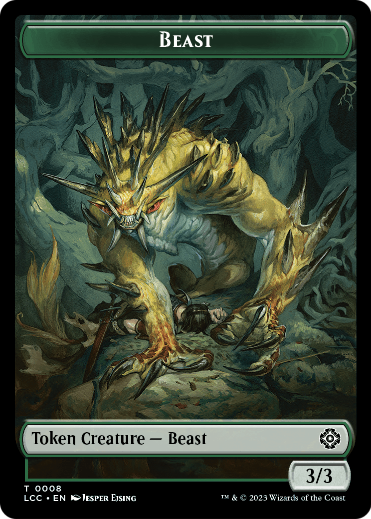 Beast  [The Lost Caverns of Ixalan Commander Tokens]