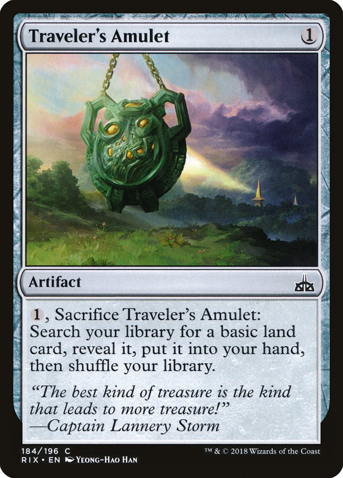 Traveler's Amulet [Rivals of Ixalan] Foil