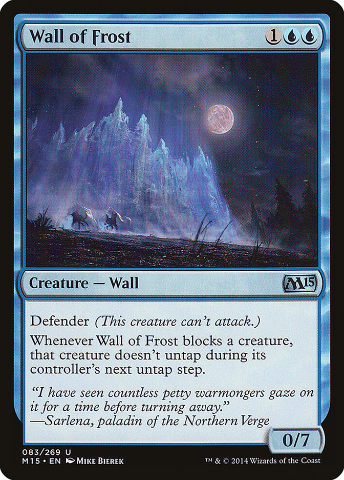 Wall of Frost [Magic 2015] Foil