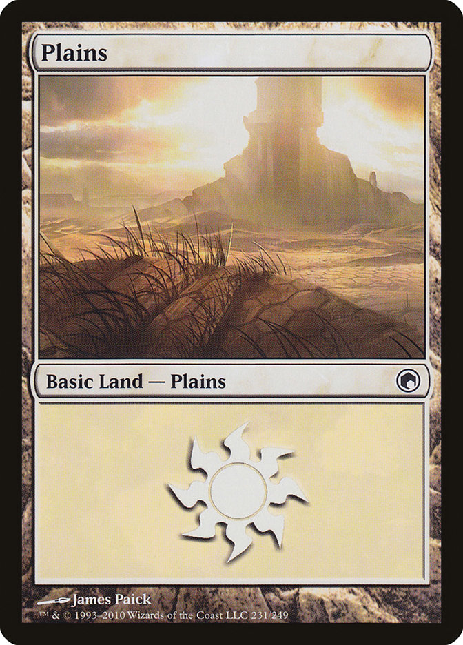Plains (231) [Scars of Mirrodin] Foil