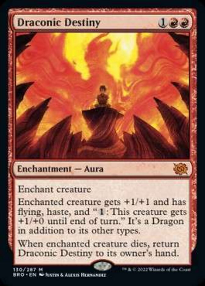 Draconic Destiny (Promo Pack) [The Brothers' War Promos] Foil