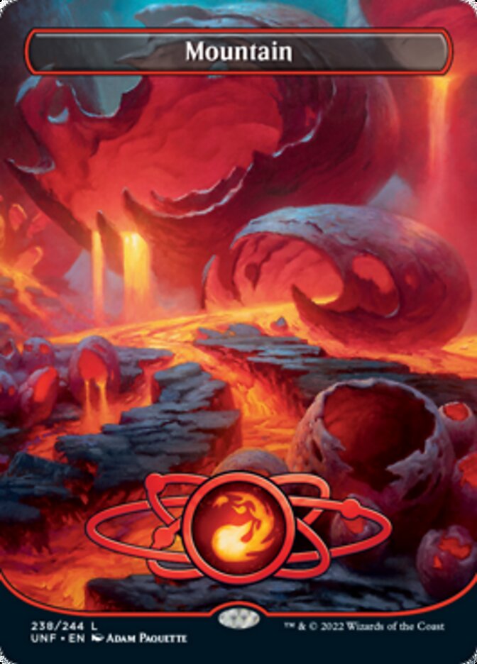 Mountain (238) (Planetary Space-ic Land) [Unfinity] Foil