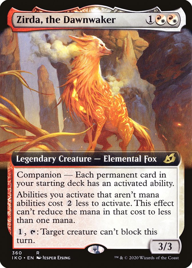 Zirda, the Dawnwaker (Extended Art) [Ikoria: Lair of Behemoths] Foil