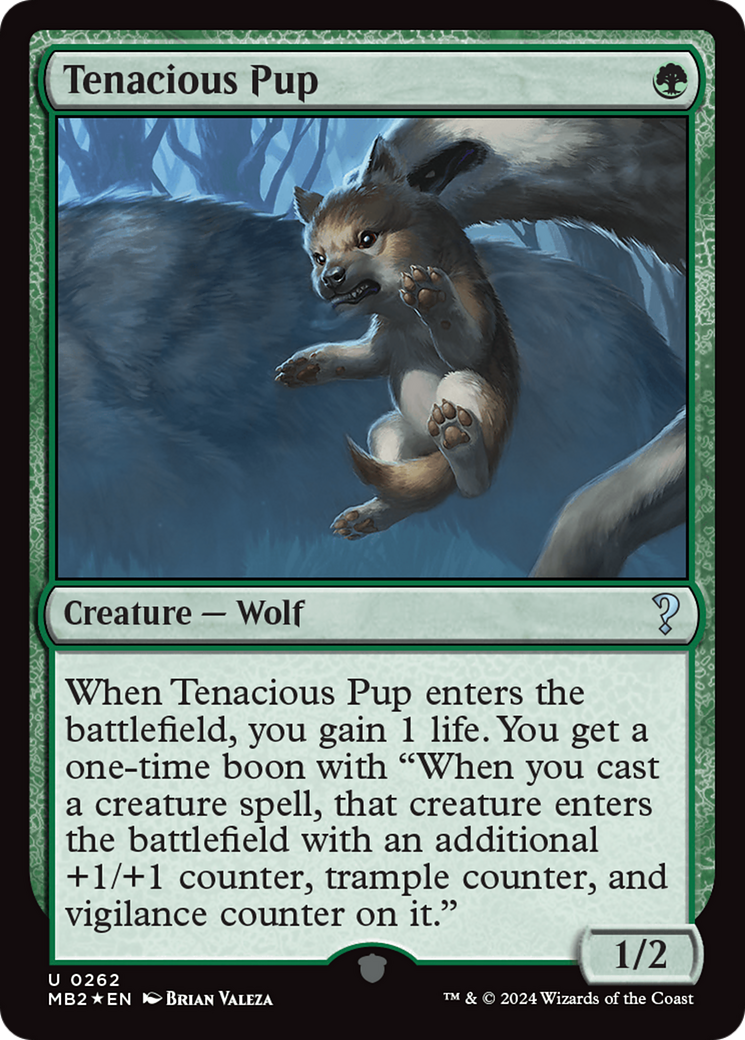 Tenacious Pup [Mystery Booster 2] Foil