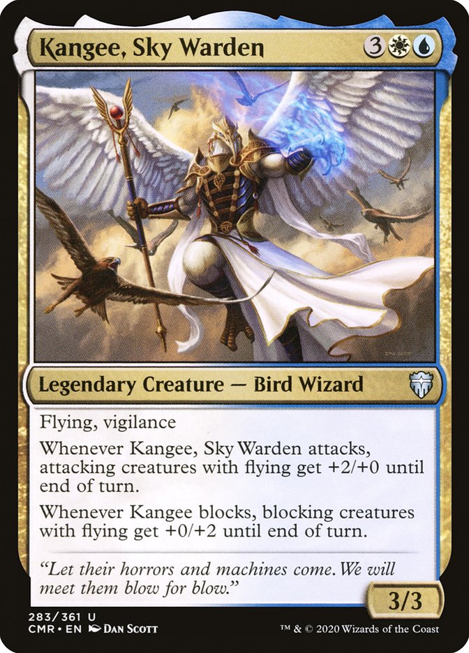 Kangee, Sky Warden [Commander Legends] Foil