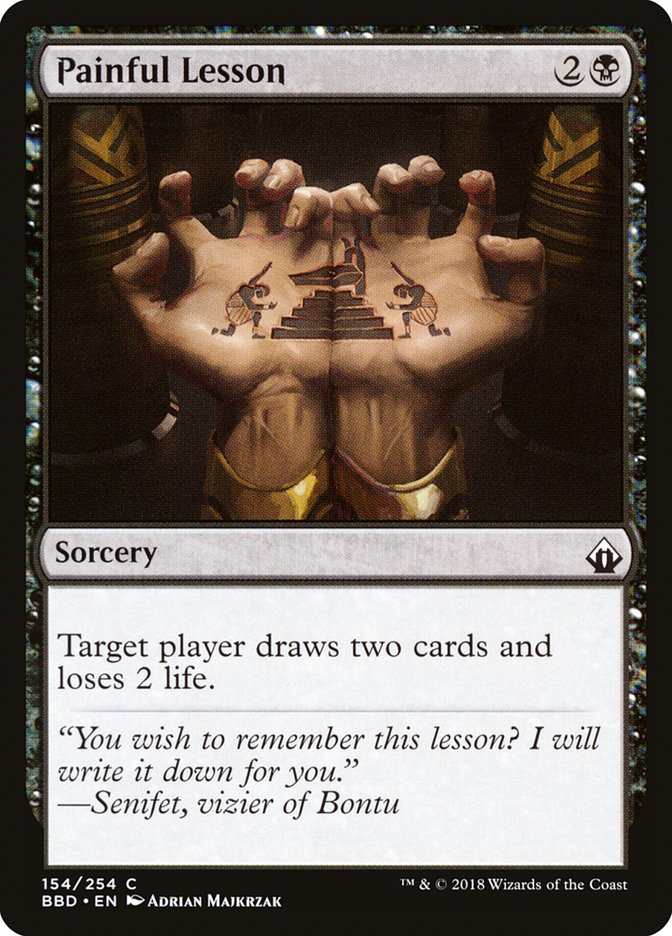 Painful Lesson [Battlebond] Foil