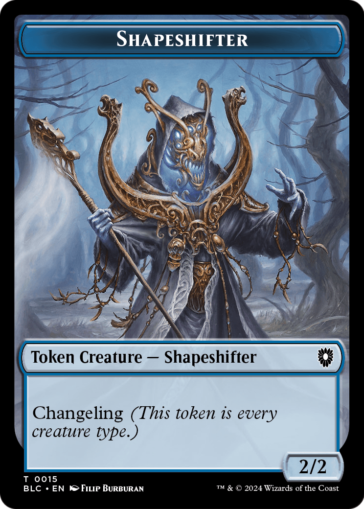 Shapeshifter  [Bloomburrow Commander Tokens] Foil