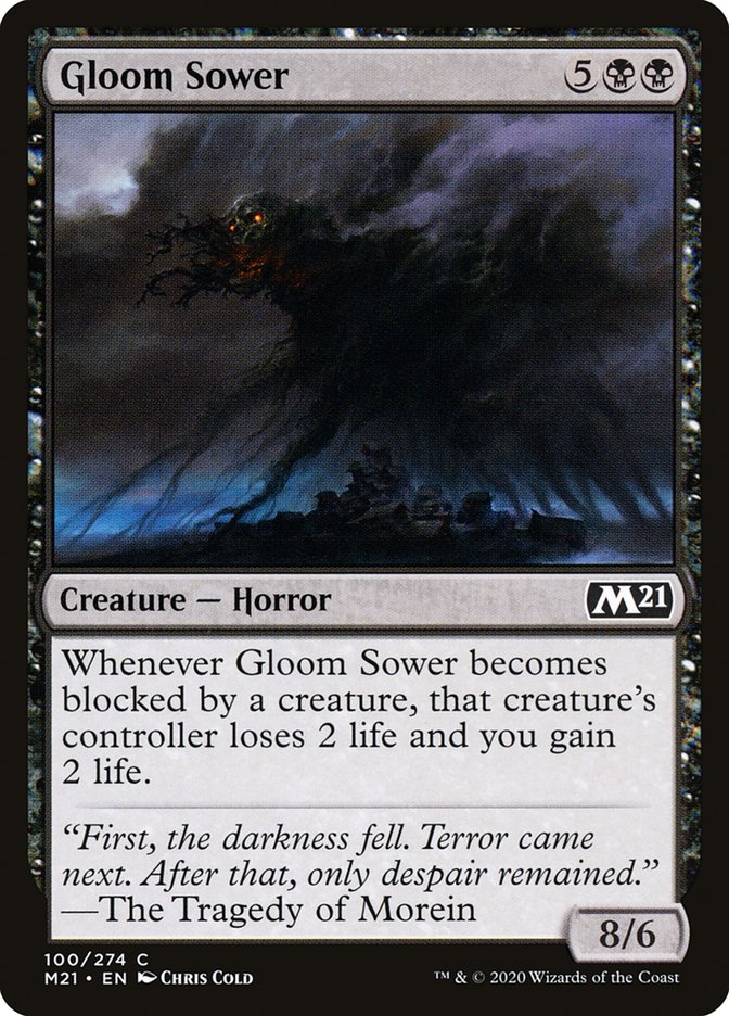 Gloom Sower [Core Set 2021] Foil