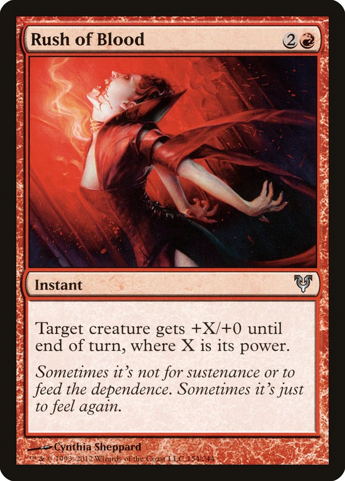 Rush of Blood [Avacyn Restored] Foil