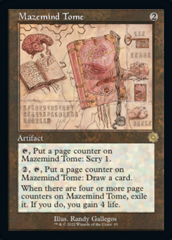Mazemind Tome (Retro Schematic) [The Brothers' War Retro Artifacts] Foil
