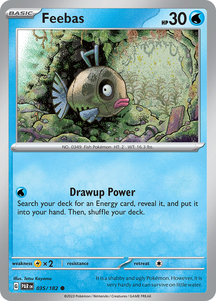 Feebas (035/182) [Scarlet & Violet: Paradox Rift] Reverse Holofoil