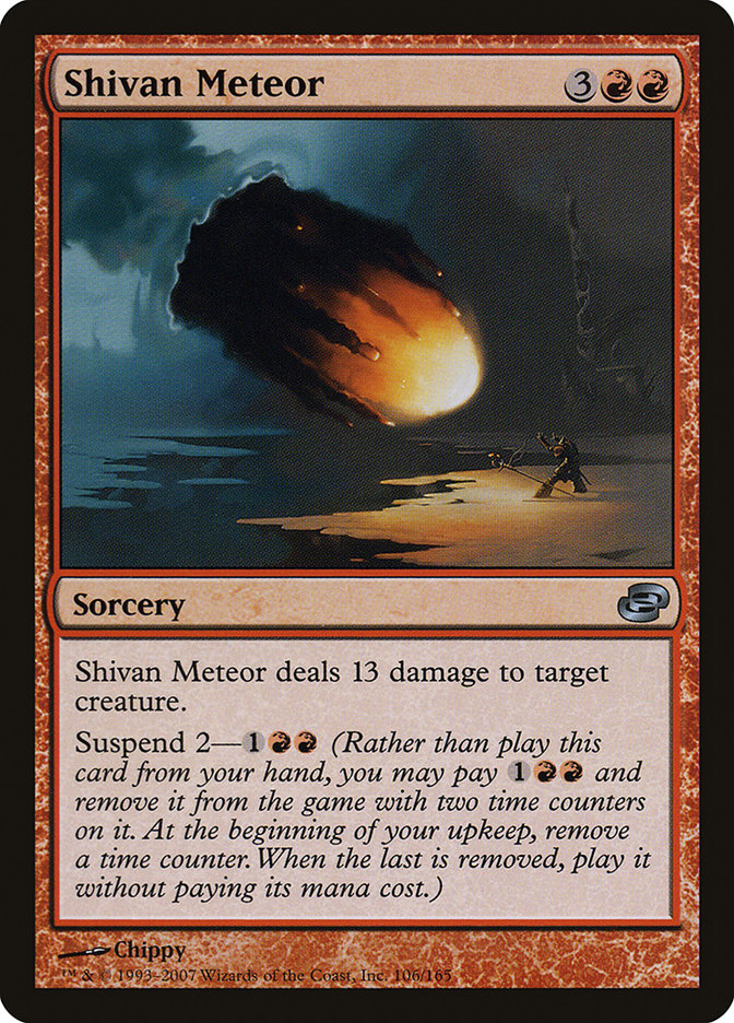 Shivan Meteor [Planar Chaos] Foil