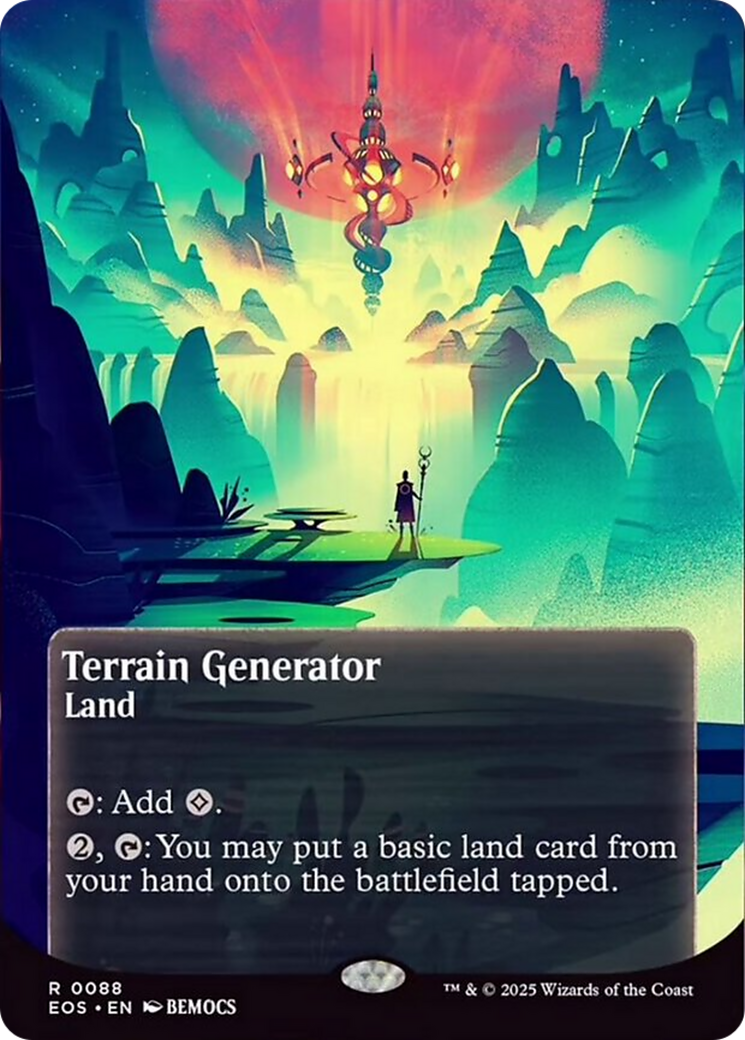 Terrain Generator (0088) (Borderless) [Edge of Eternities: Stellar Sights] Foil