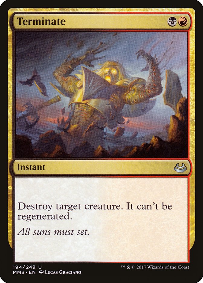 Terminate [Modern Masters 2017] Foil