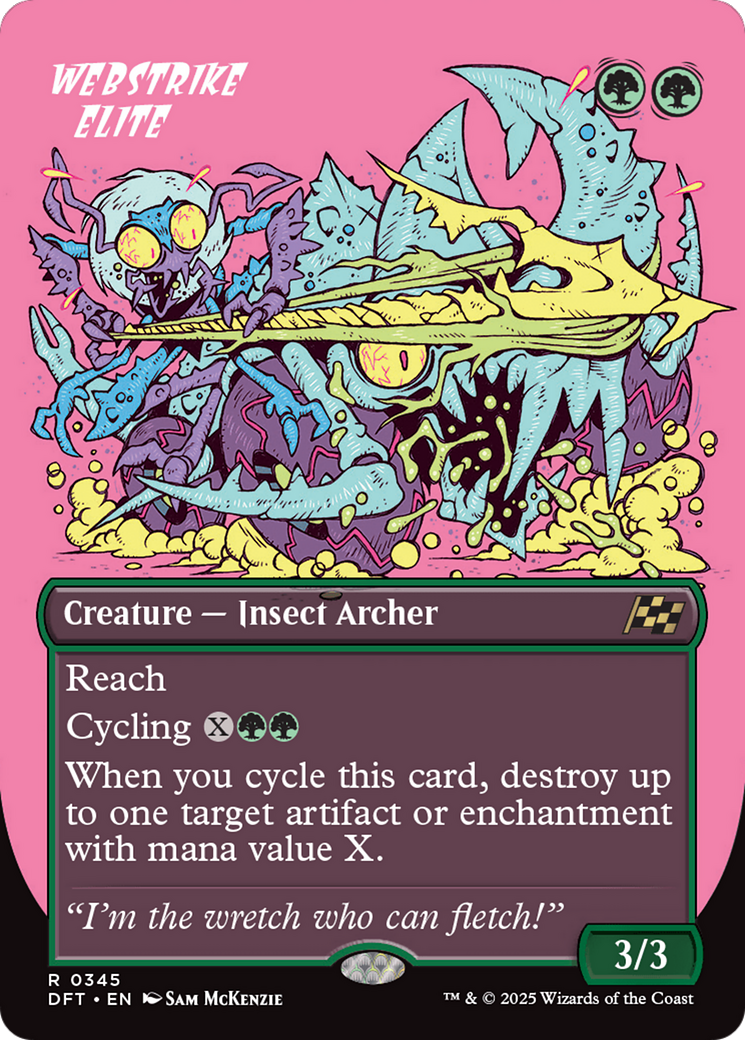 Webstrike Elite (Borderless) [Aetherdrift] Foil
