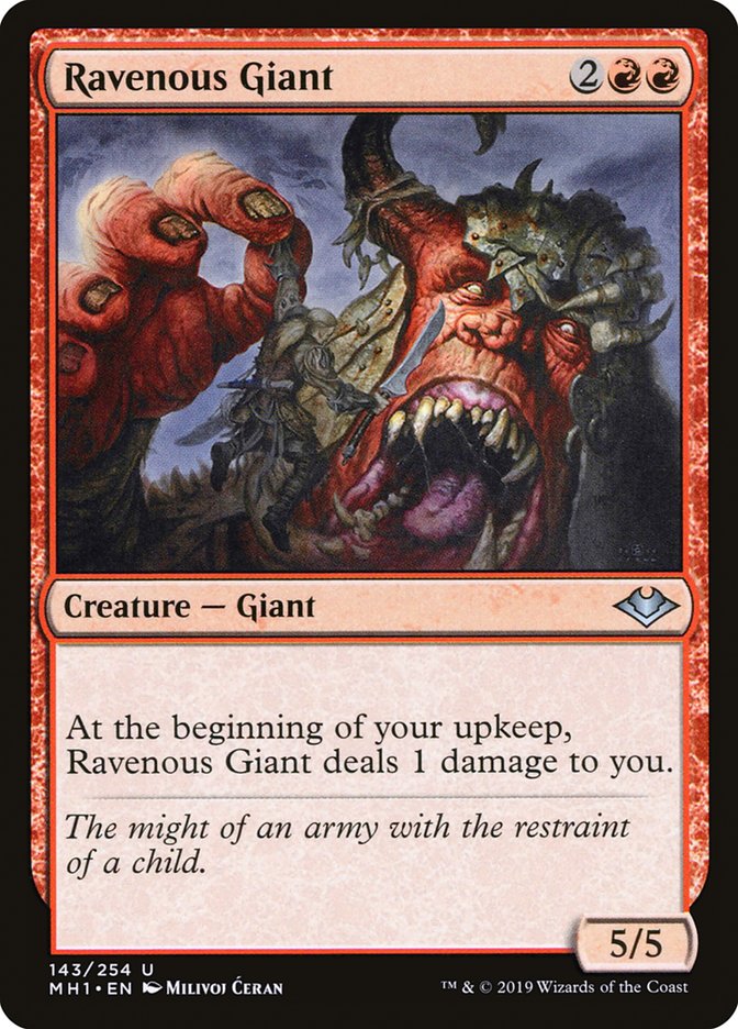 Ravenous Giant [Modern Horizons] Foil