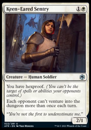 Keen-Eared Sentry [Dungeons & Dragons: Adventures in the Forgotten Realms] Foil