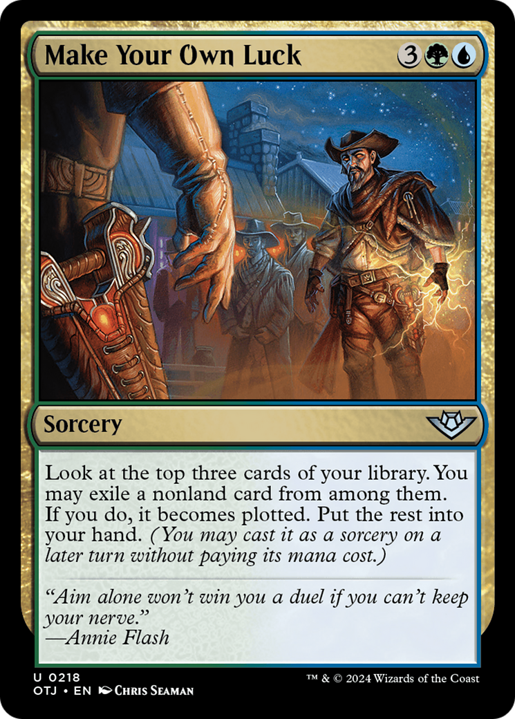 Make Your Own Luck [Outlaws of Thunder Junction] Foil