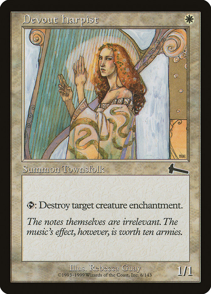 Devout Harpist [Urza's Legacy] Foil