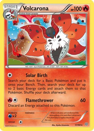 Volcarona (17/98) [XY: Ancient Origins] Reverse Holofoil