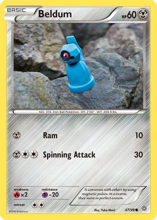 Beldum (47/98) [XY: Ancient Origins] Reverse Holofoil