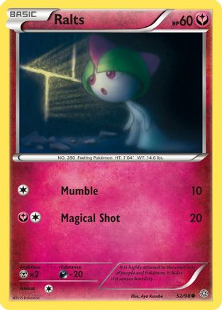 Ralts (52/98) [XY: Ancient Origins] Reverse Holofoil