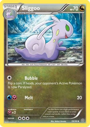 Sliggoo (59/98) [XY: Ancient Origins] Reverse Holofoil