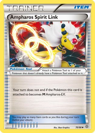 Ampharos Spirit Link (70/98) [XY: Ancient Origins] Reverse Holofoil
