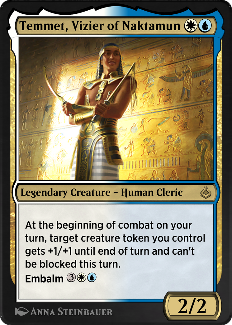 Temmet, Vizier of Naktamun  [Amonkhet Remastered]