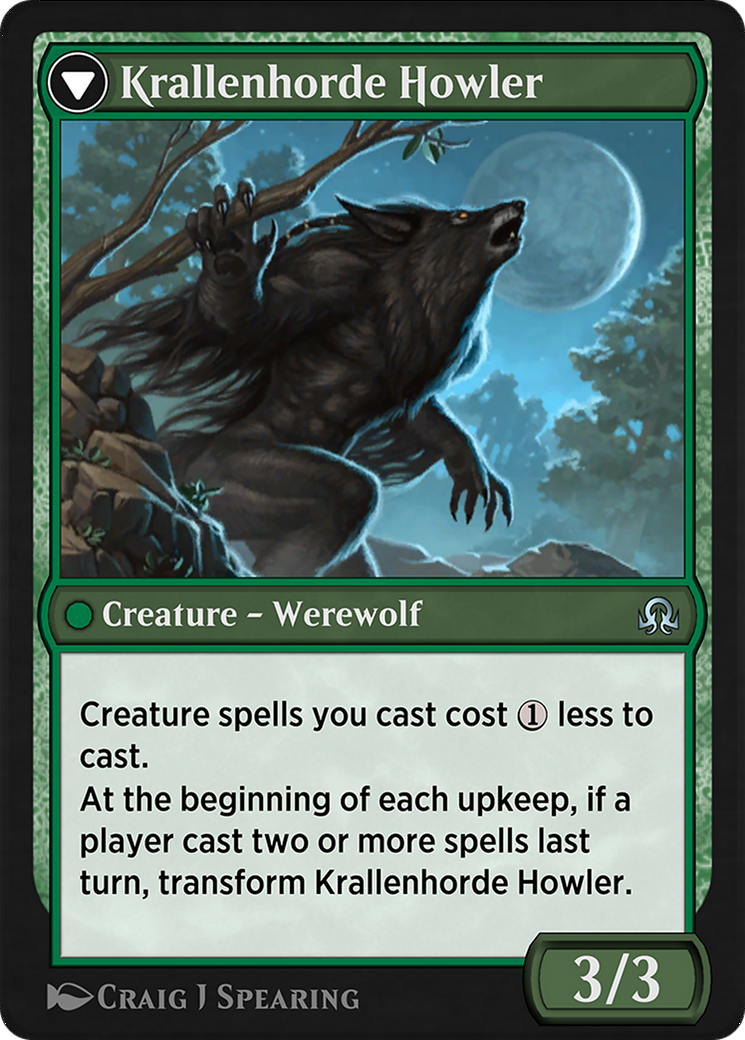 Duskwatch Recruiter // Krallenhorde Howler  [Shadows over Innistrad Remastered]